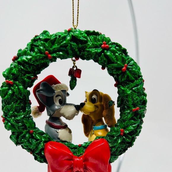 Disney Lady and the Tramp Ceramic Ornament - Picture 2 of 12